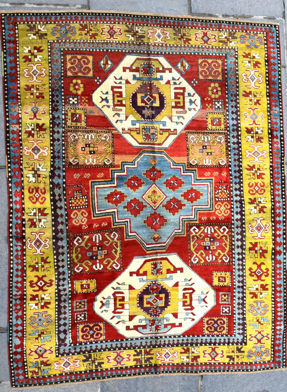 Antique Lori Pambak Kazak rug 215x169 cm