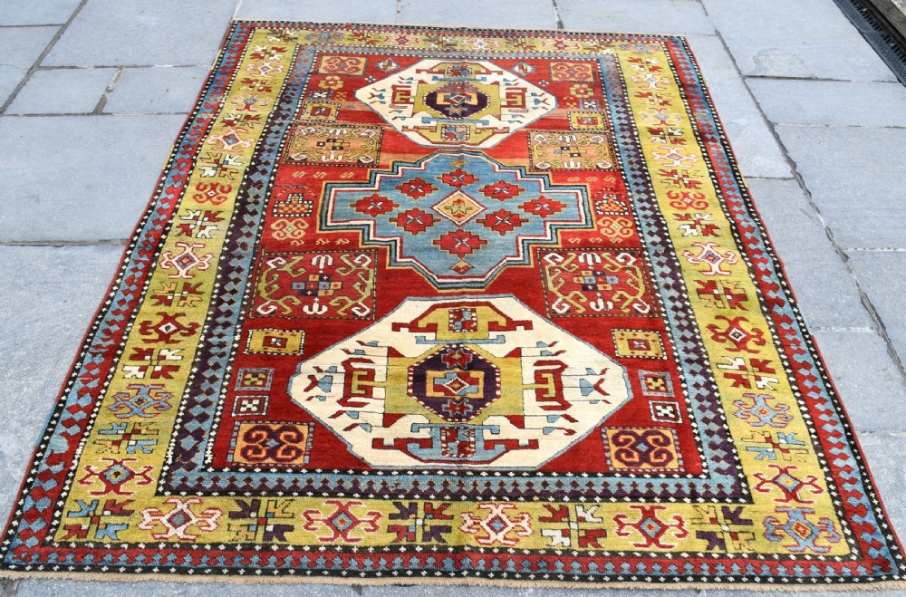 Antique Lori Pambak Kazak rug 215x169 cm View III