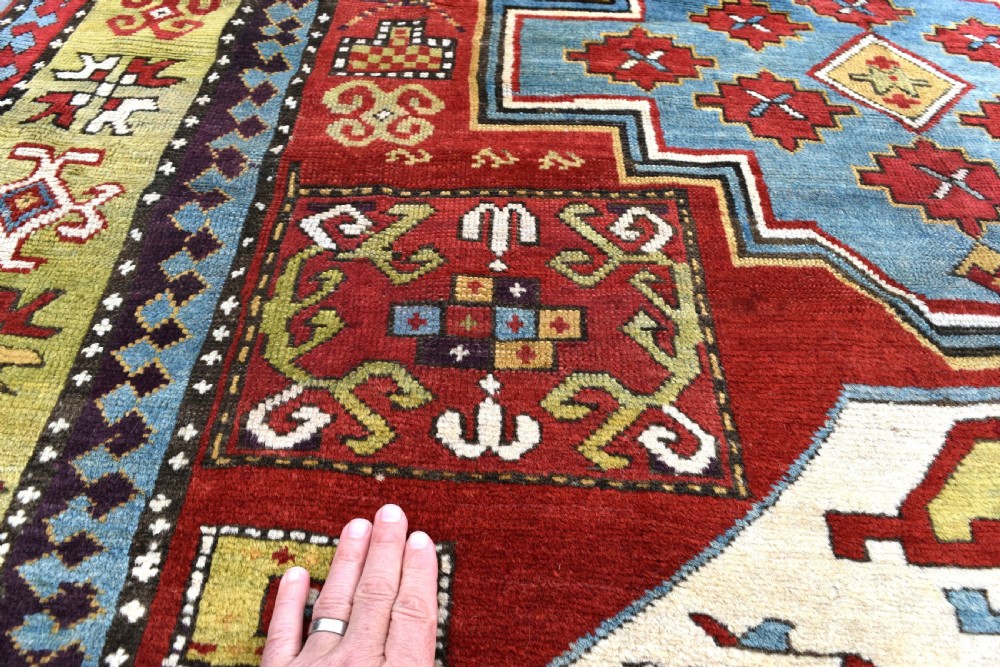 Antique Lori Pambak Kazak rug 215x169 cm View V