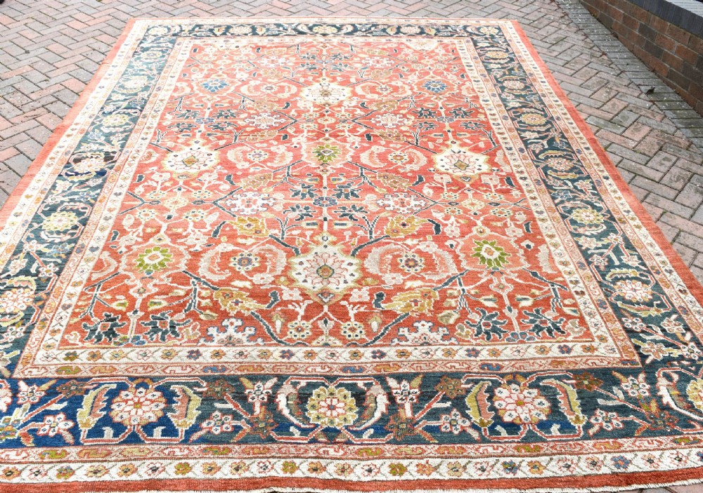 A fine antique Ziegler Mahal carpet 348x267 CM View V