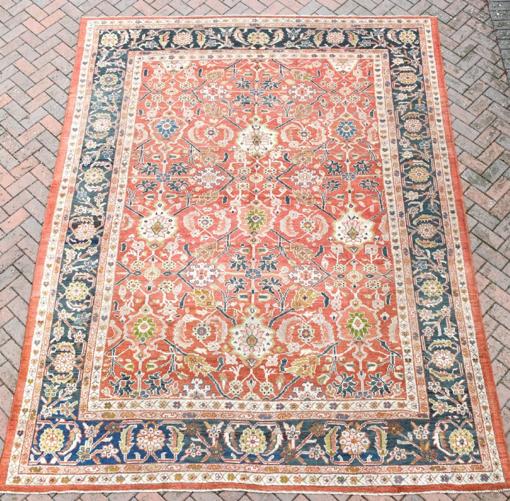 A fine antique Ziegler Mahal carpet 348x267 CM View VI