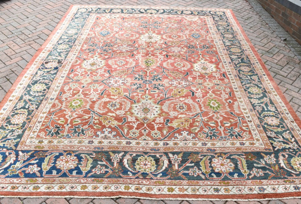 A fine antique Ziegler Mahal carpet 348x267 CM View VIII