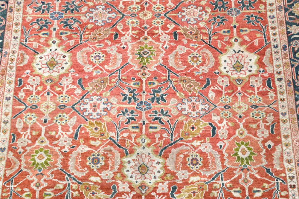 A fine antique Ziegler Mahal carpet 348x267 CM View X