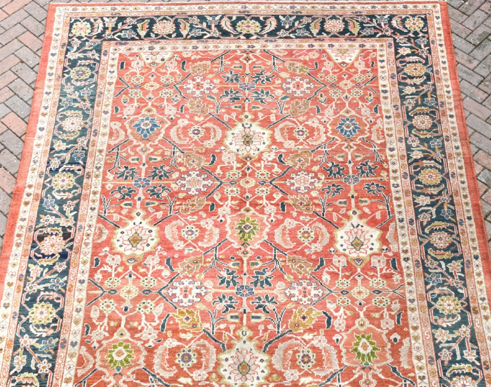 A fine antique Ziegler Mahal carpet 348x267 CM View XII