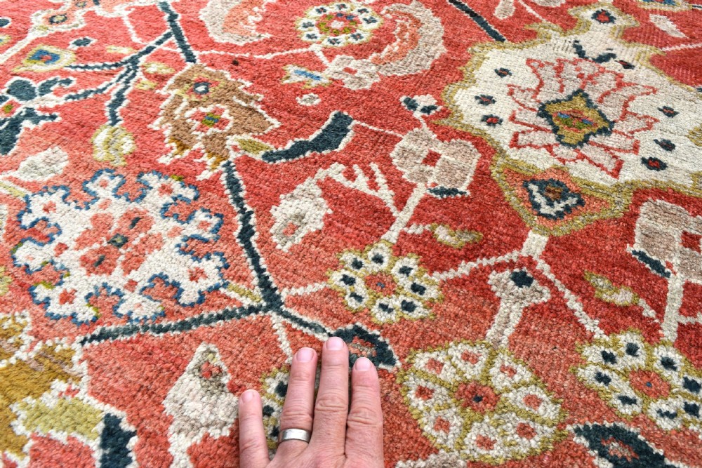 A fine antique Ziegler Mahal carpet 348x267 CM View XVII