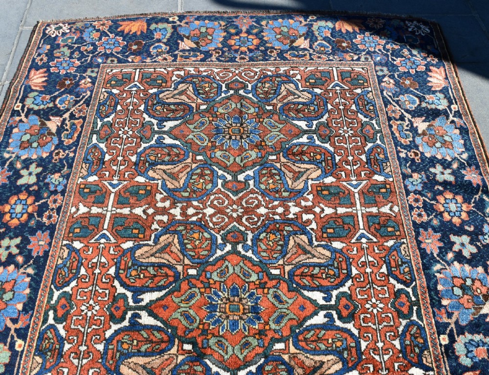 Antique Afshar tribal rug 200x158 cm View III