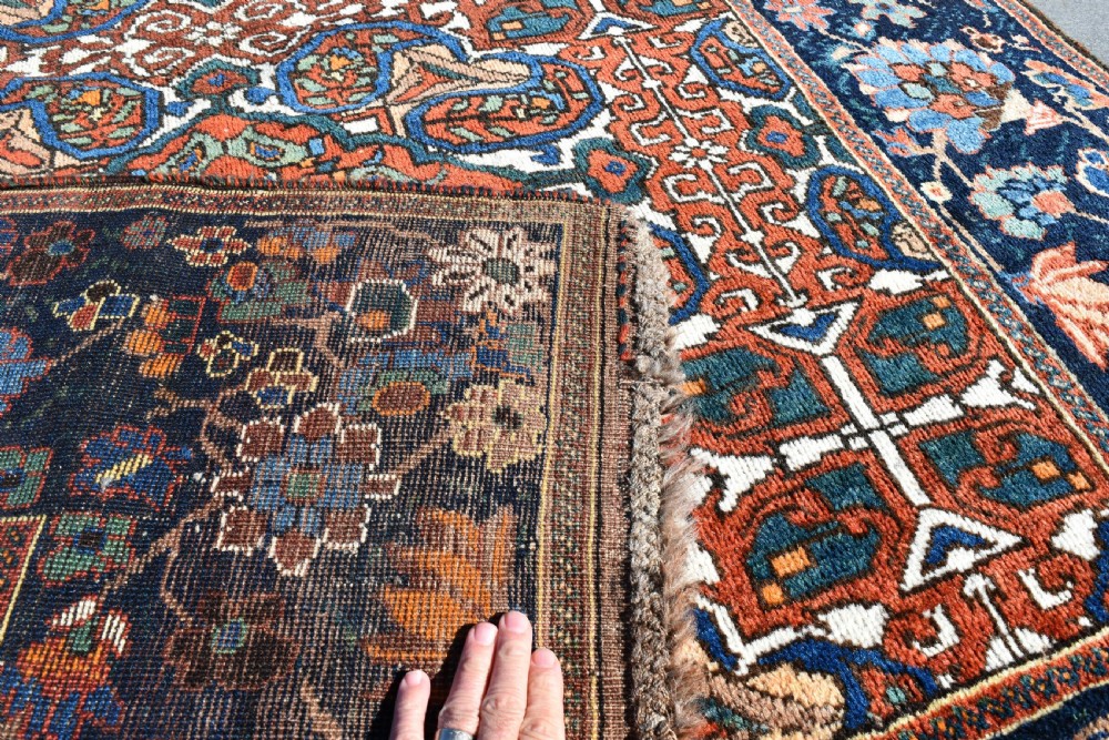 Antique Afshar tribal rug 200x158 cm View IV
