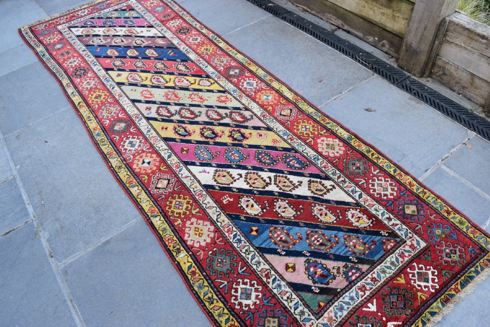 Antique Caucasian Genge long rug 306x110 View IX