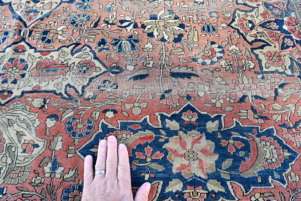 Antique Moteshem Kashan carpet 313x231 cm View III
