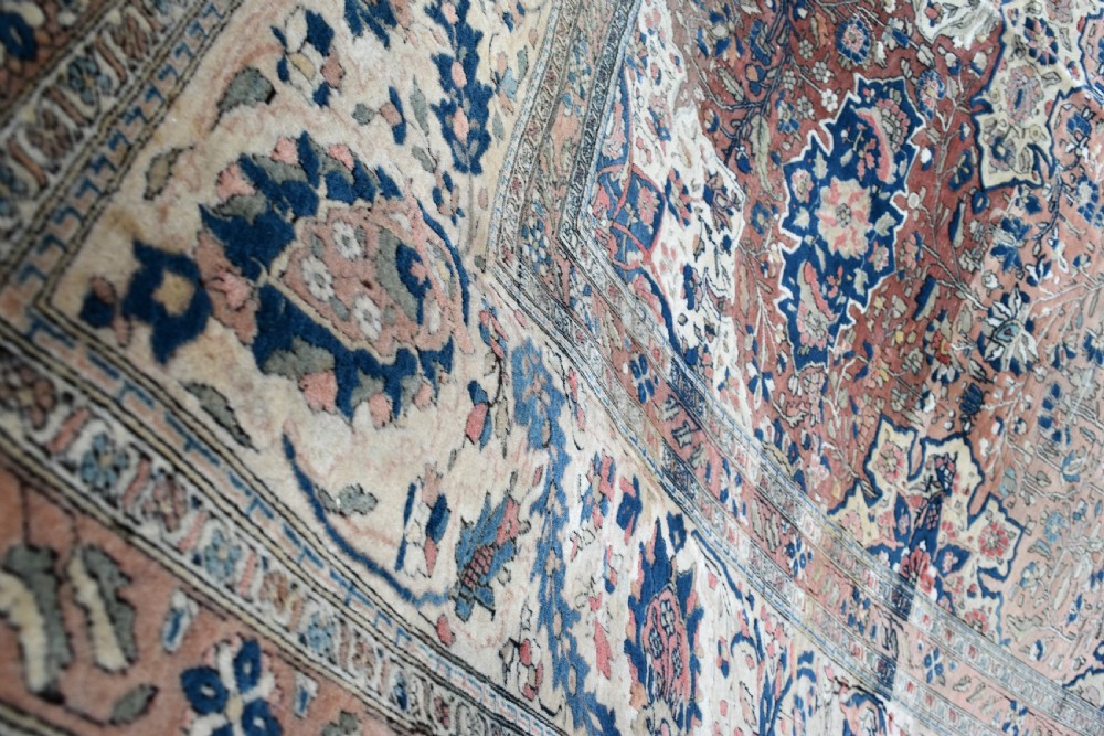 Antique Moteshem Kashan carpet 313x231 cm View V