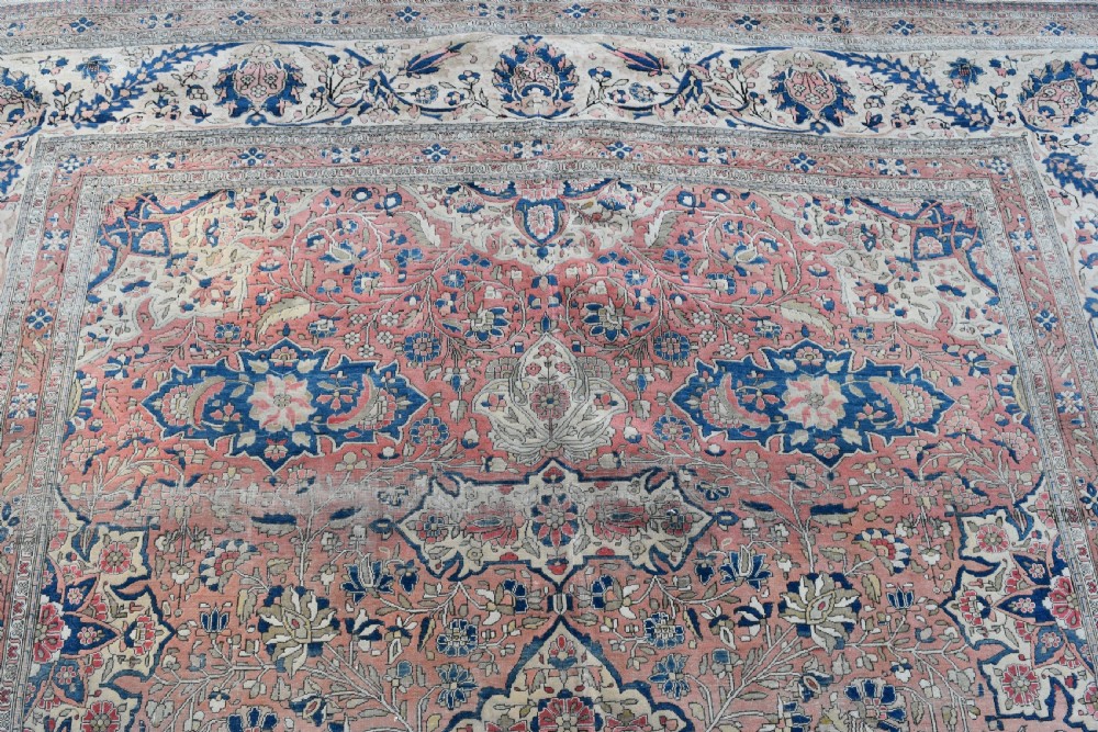 Antique Moteshem Kashan carpet 313x231 cm View IX