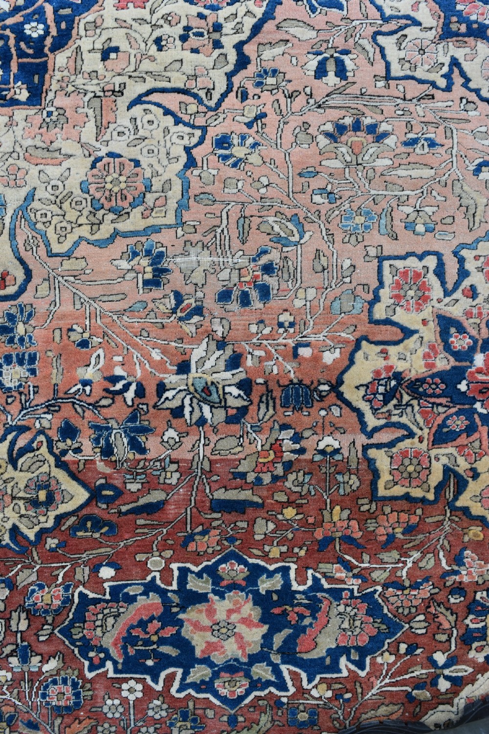Antique Moteshem Kashan carpet 313x231 cm View XI
