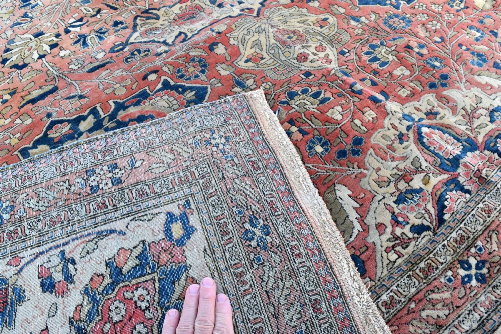 Antique Moteshem Kashan carpet 313x231 cm View XIII
