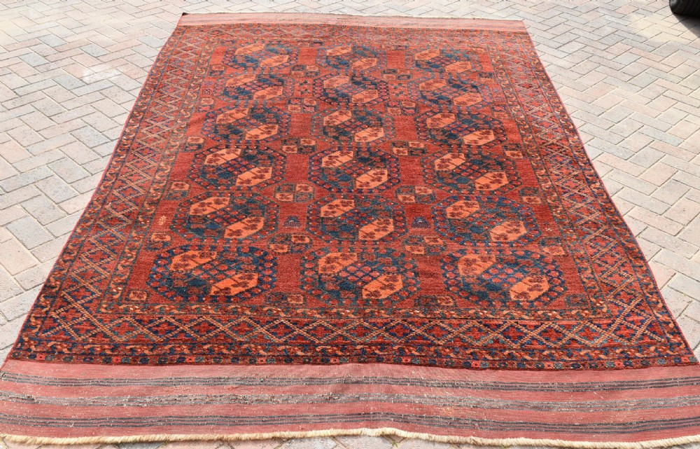 Antique Afghan Ersari main carpet 322x197cm