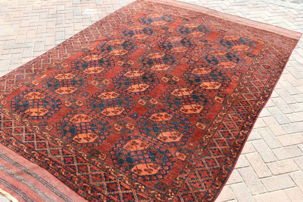 Antique Afghan Ersari main carpet 322x197cm View II