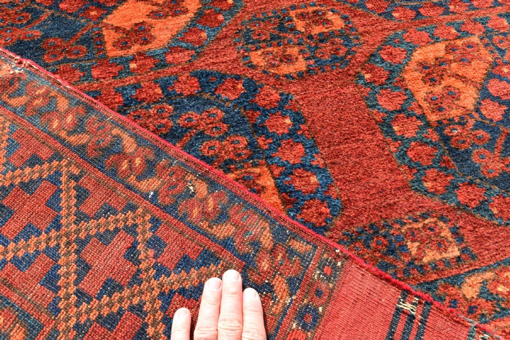 Antique Afghan Ersari main carpet 322x197cm View IV