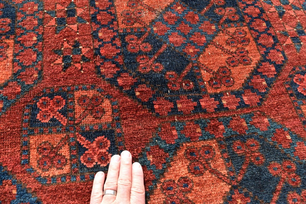 Antique Afghan Ersari main carpet 322x197cm View VI