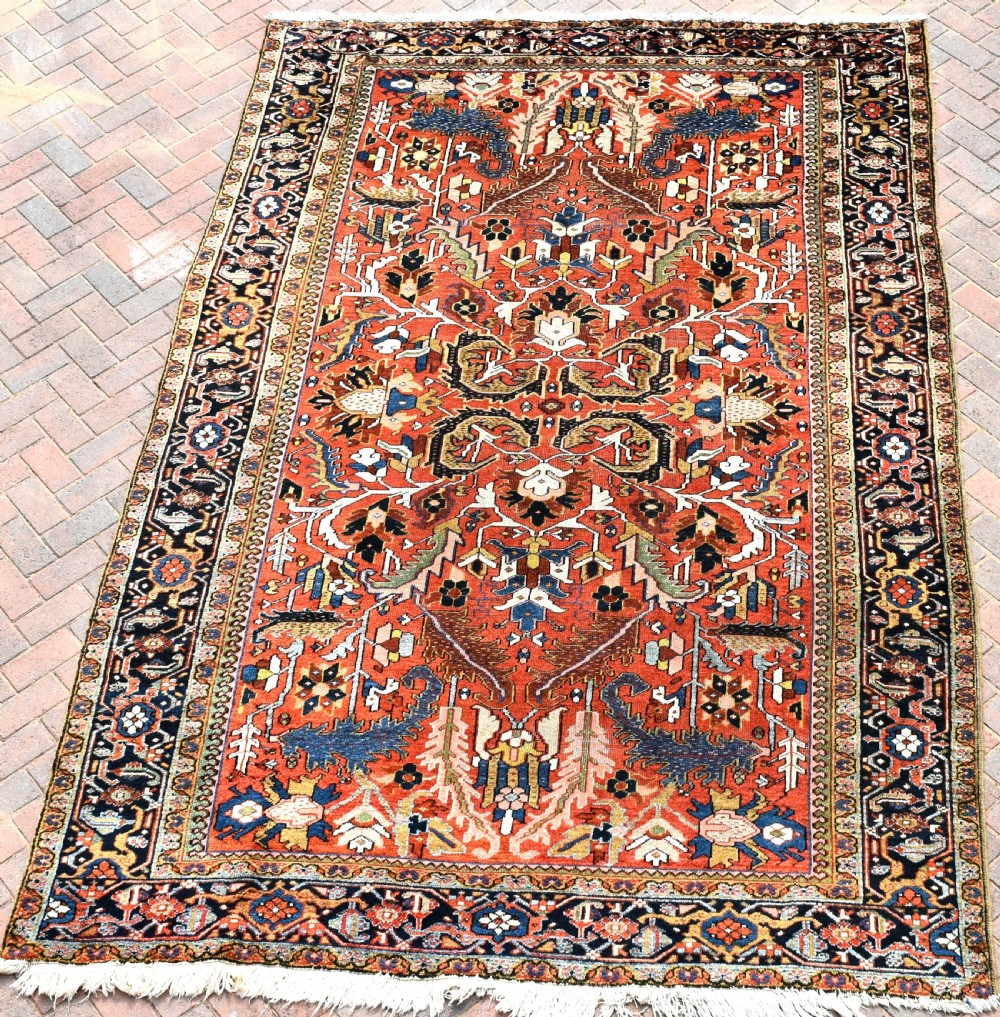 Heriz carpet with allover design 338x220
