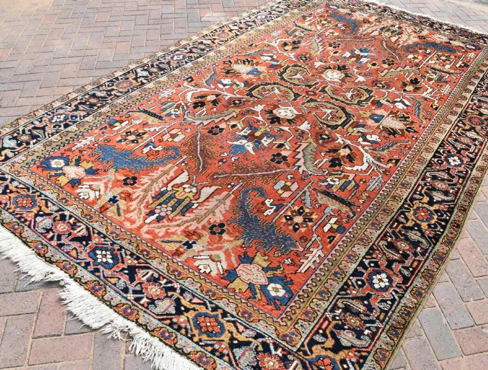Heriz carpet with allover design 338x220 View II