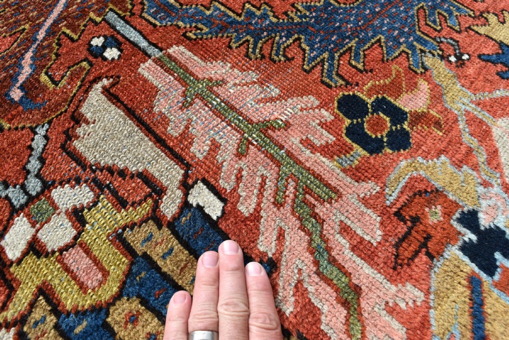 Heriz carpet with allover design 338x220 View VI