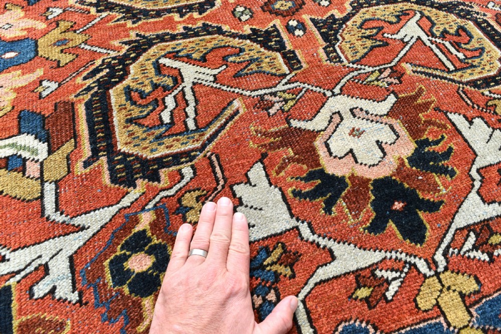Heriz carpet with allover design 338x220 View VII