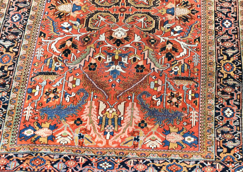 Heriz carpet with allover design 338x220 View X