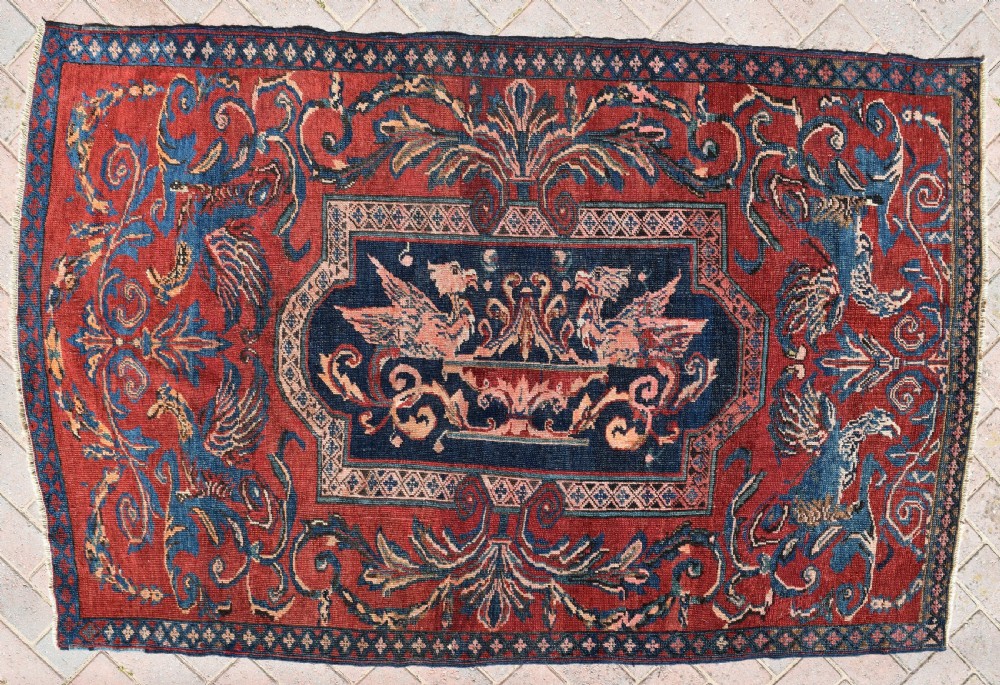 Antique Karabagh rug 183x118 cm