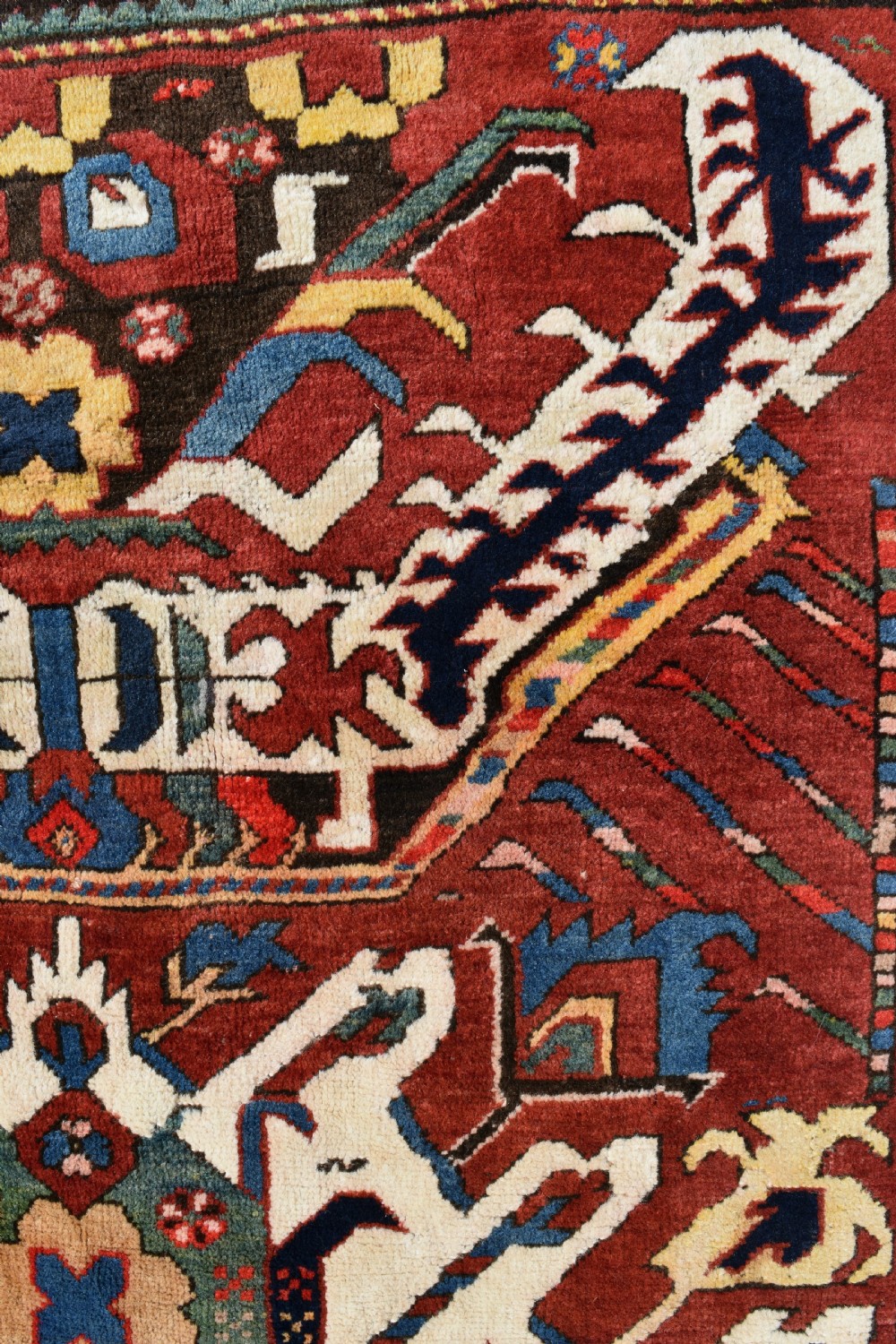 Antique Eagle Kazak rug  209x134Cm View IV