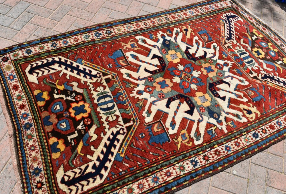Antique Eagle Kazak rug  209x134Cm View VIII
