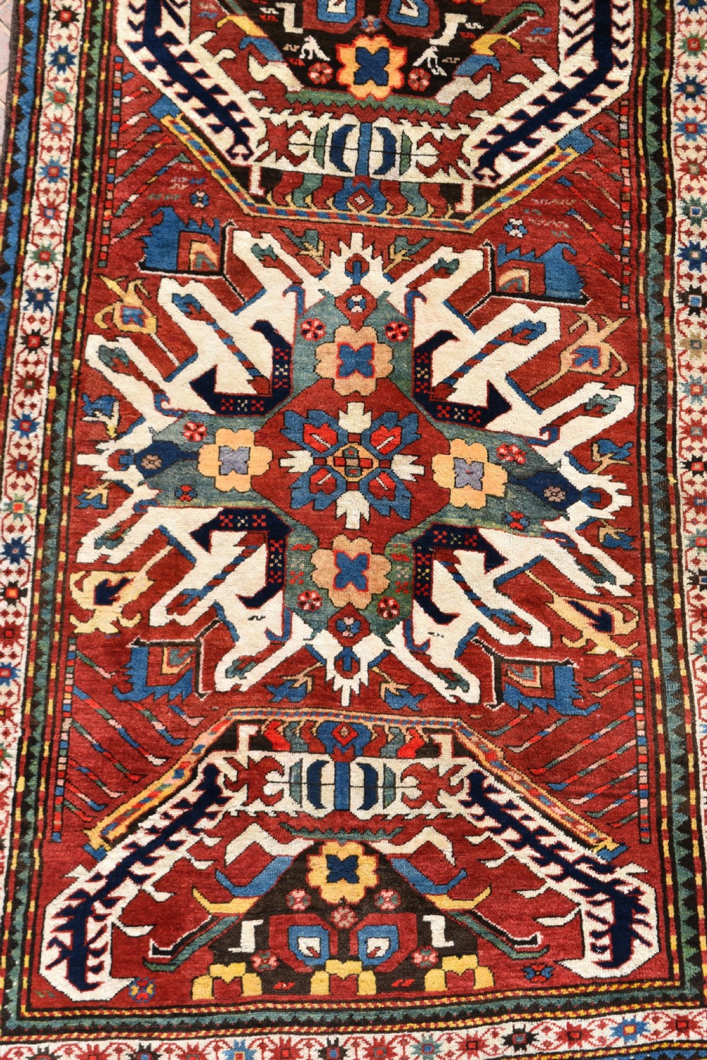 Antique Eagle Kazak rug  209x134Cm View IX