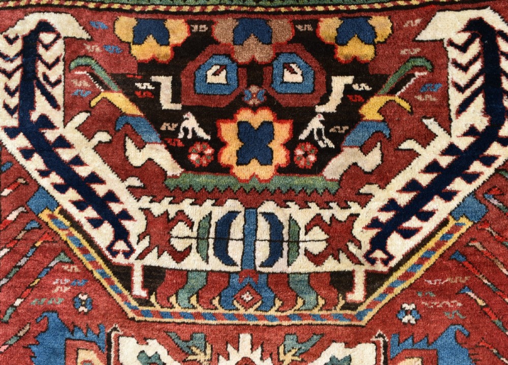 Antique Eagle Kazak rug  209x134Cm View X