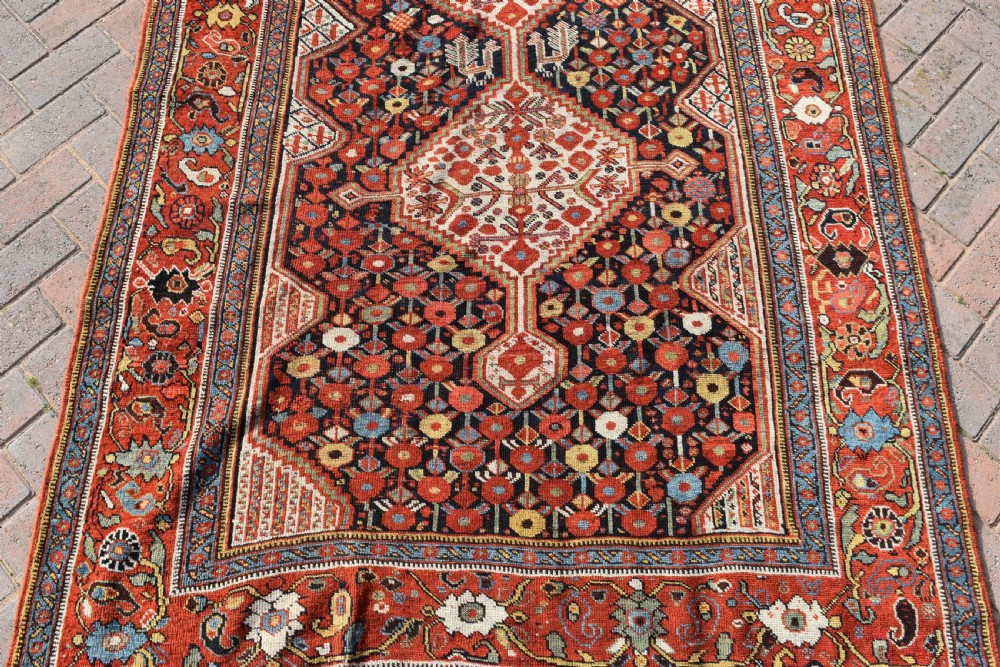 Antique Khamseh carpet 298x145 cm View II