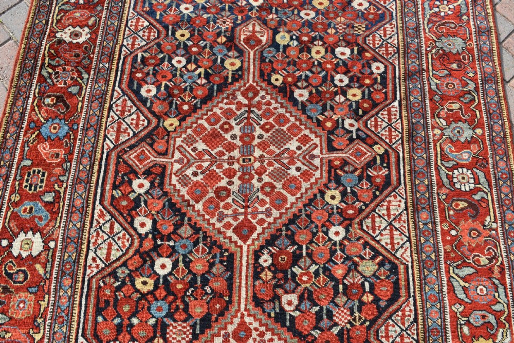 Antique Khamseh carpet 298x145 cm View V