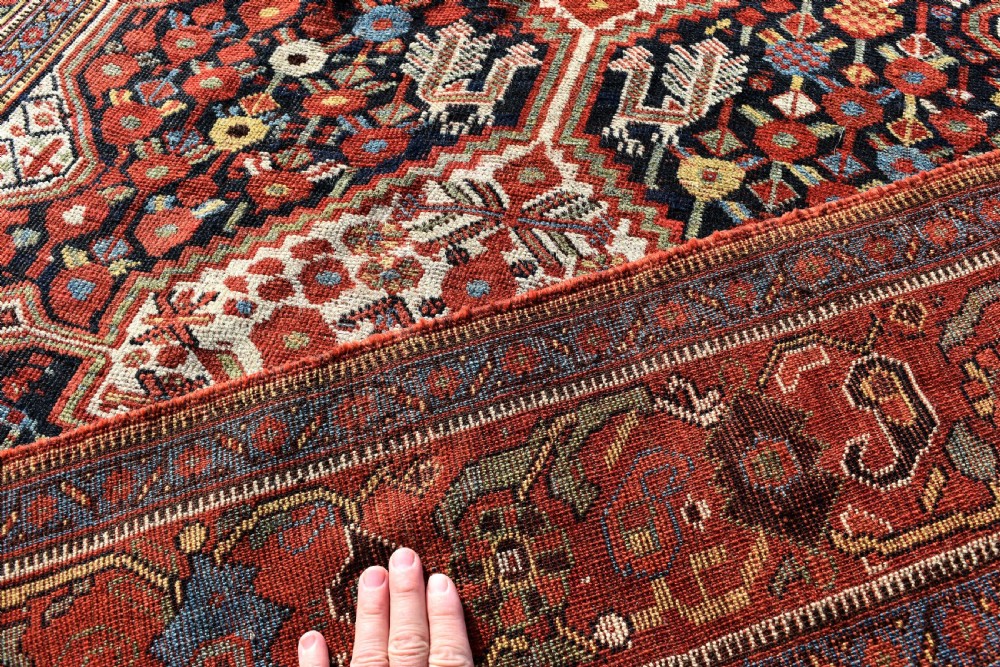 Antique Khamseh carpet 298x145 cm View IX