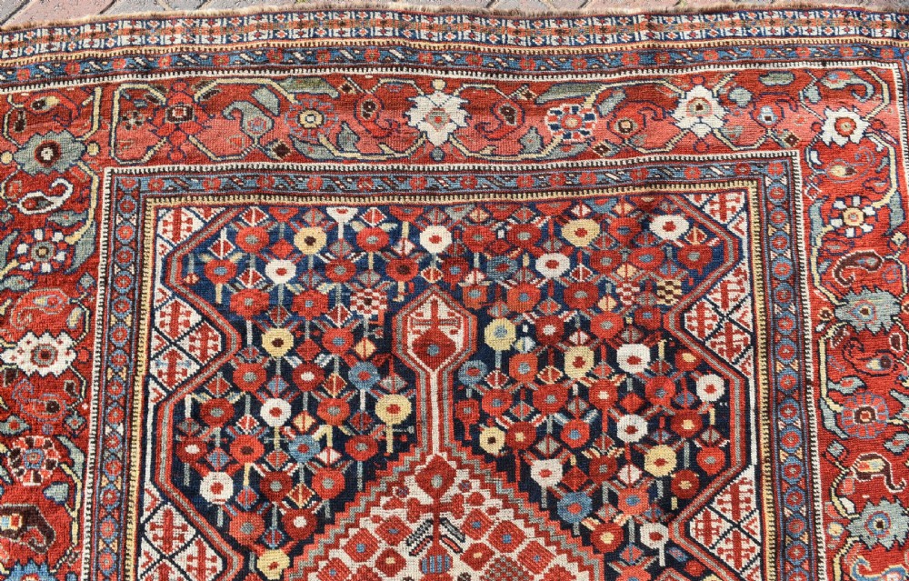 Antique Khamseh carpet 298x145 cm View X