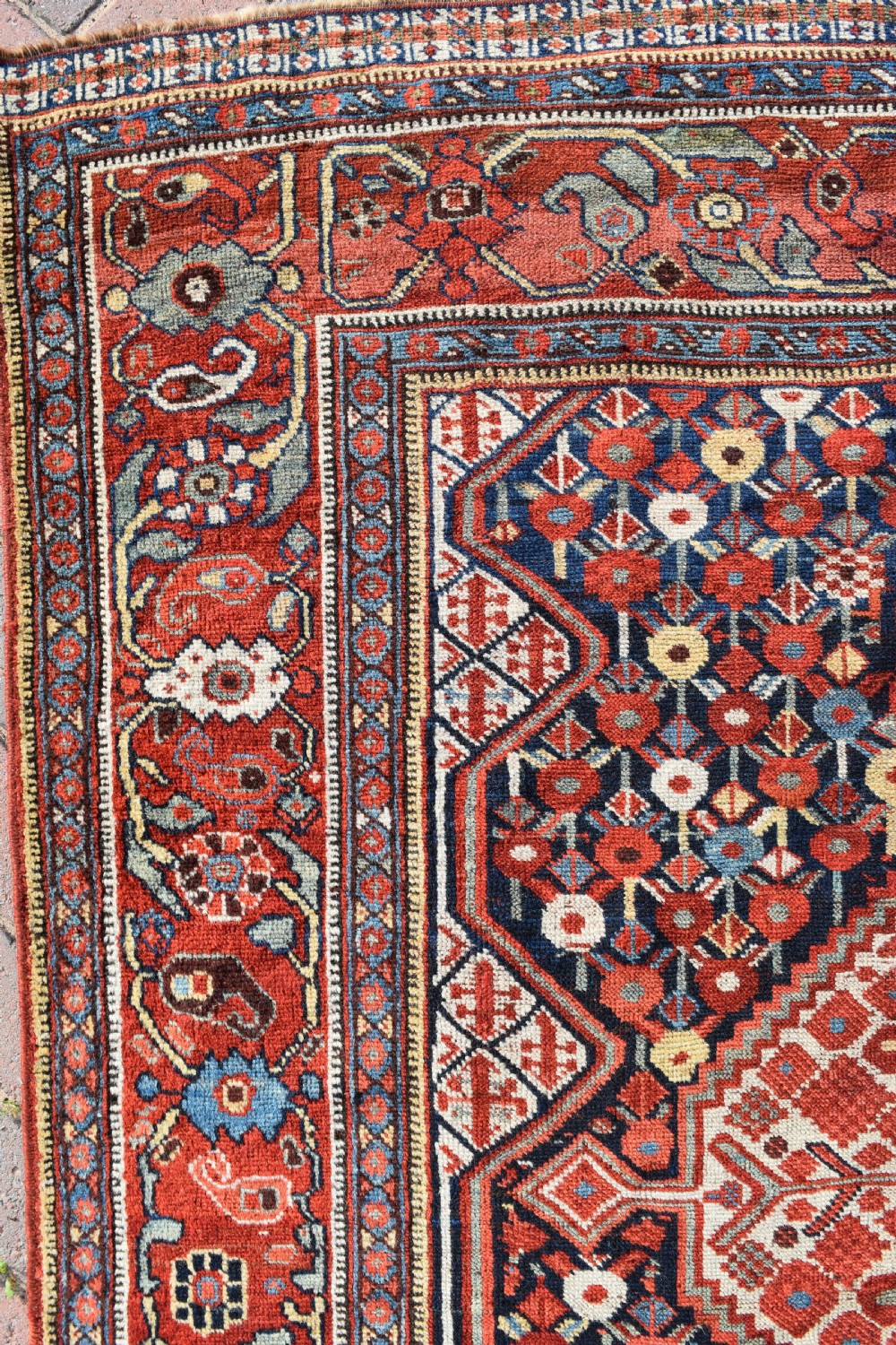Antique Khamseh carpet 298x145 cm View XII