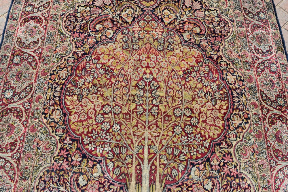 Antique Lavar Kirman rug 219x149 cm View VI