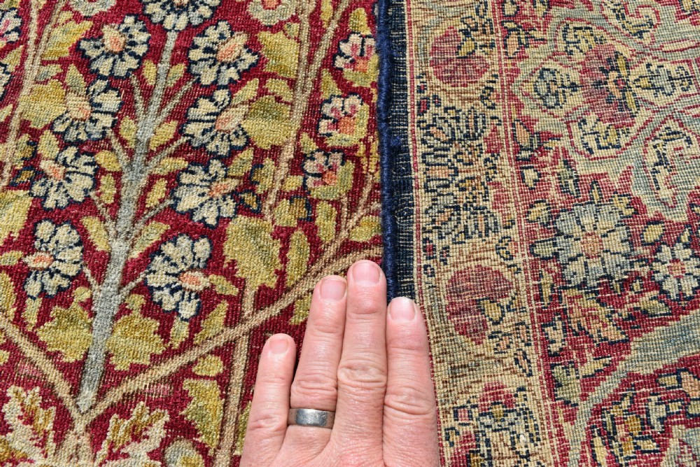 Antique Lavar Kirman rug 219x149 cm View X