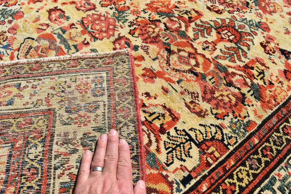 Fine antique Malyor rug 186 x116 View III