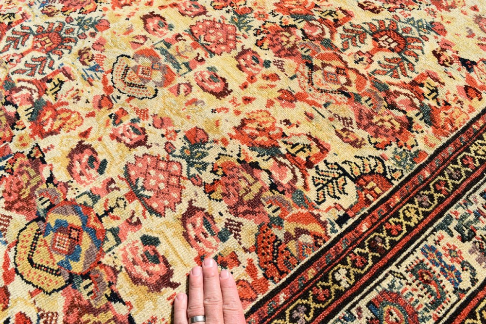 Fine antique Malyor rug 186 x116 View IV