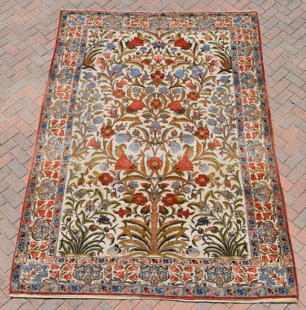 Beautiful old Qum carpet 309x220 cm