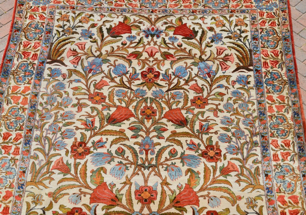 Beautiful old Qum carpet 309x220 cm View IX