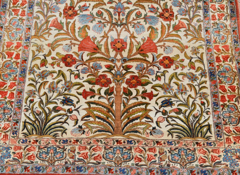 Beautiful old Qum carpet 309x220 cm View X