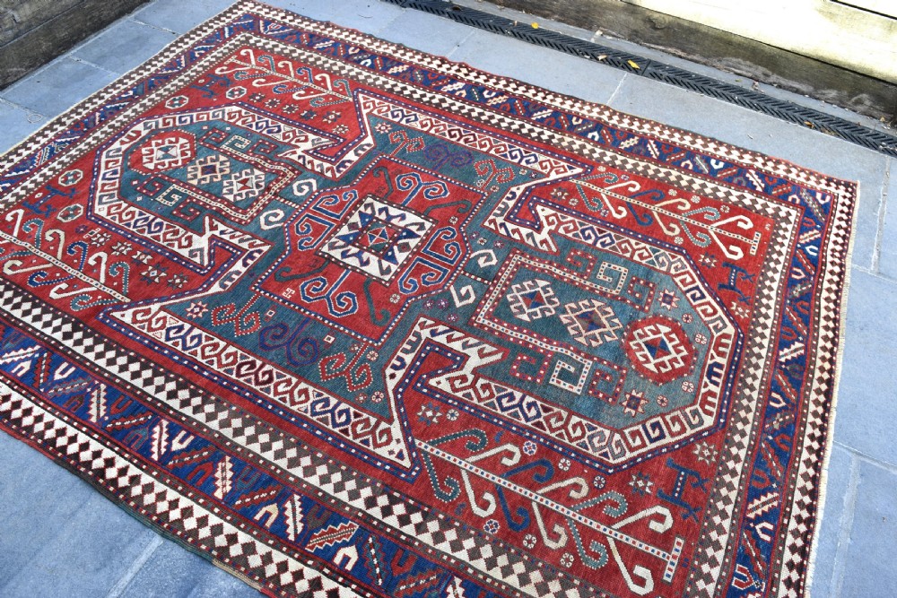 Antique Sewen Kazak rug 240x183 cm View VI