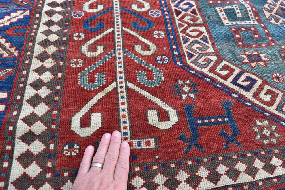 Antique Sewen Kazak rug 240x183 cm View IX