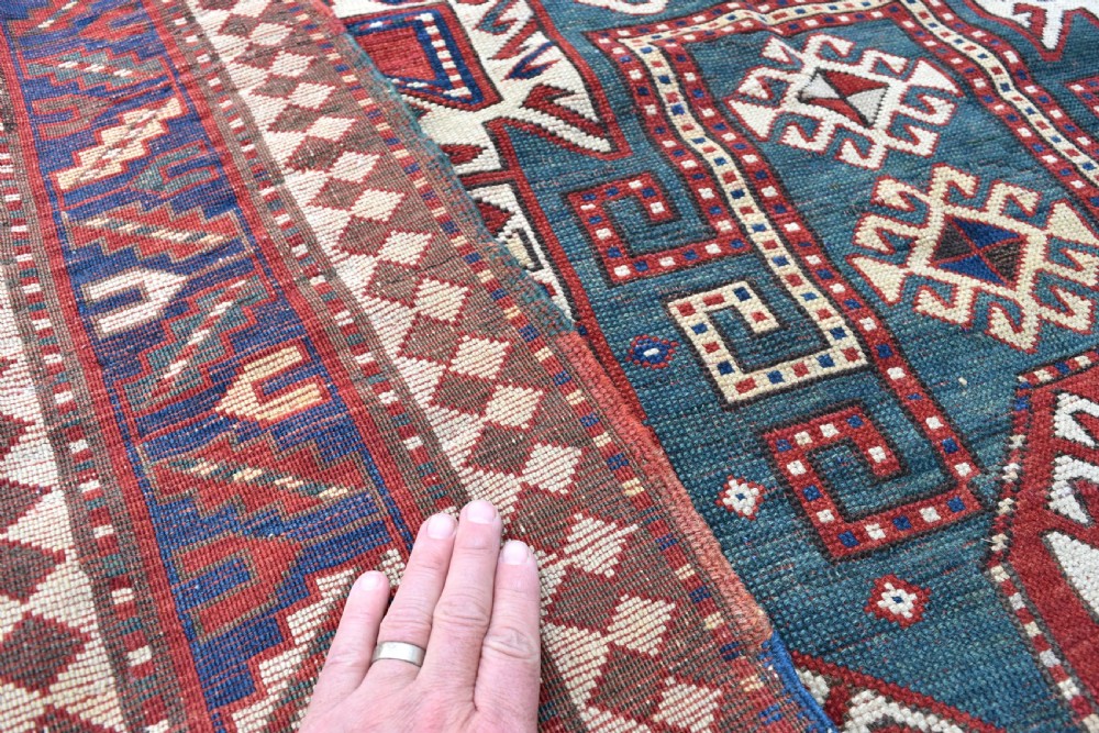 Antique Sewen Kazak rug 240x183 cm View X