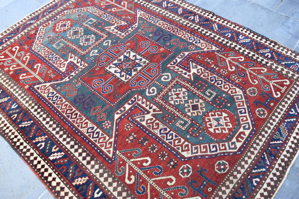 Antique Sewen Kazak rug 240x183 cm View XI