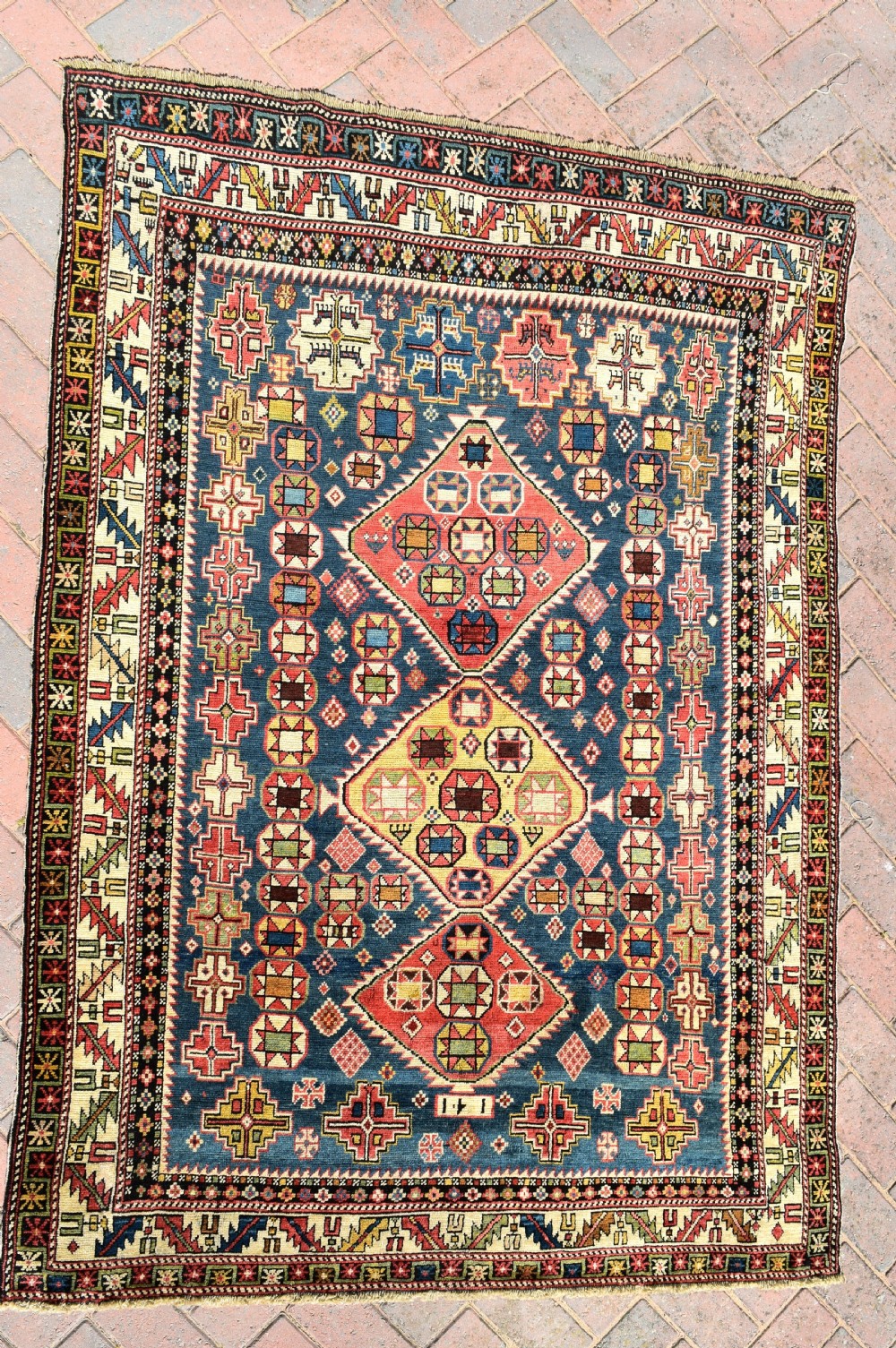 Antique Shirvan Rug 189 x130 CM