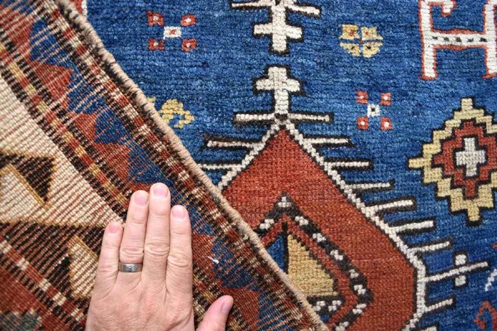 Antique Borjalu Kazak rug 124x104 cm View V