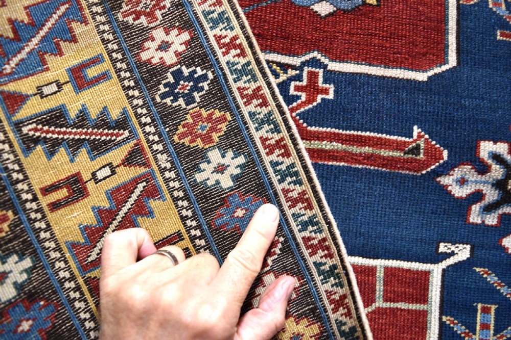 Fine antique Caucasian Karagashli village rug 140x98 cm View VI